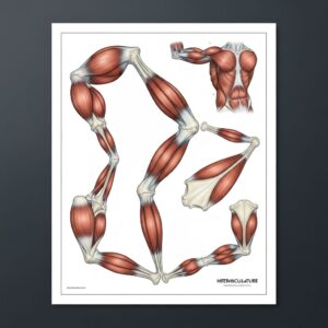 Poster Anatomique - Chaînes Musculaires GDS